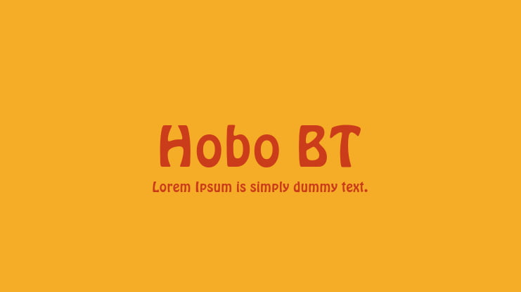 Hobo BT Font