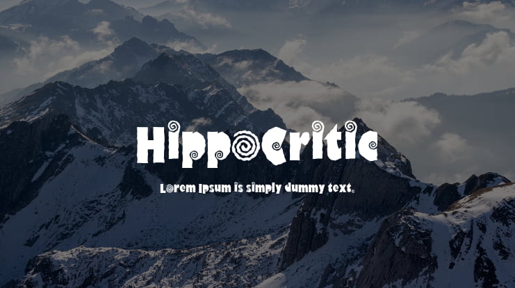 HippoCritic Font