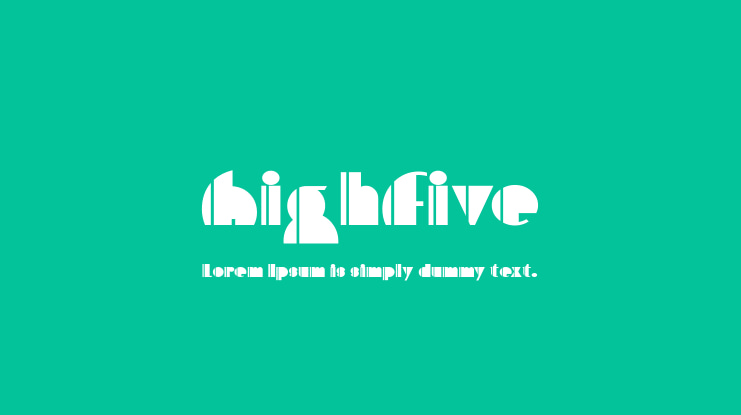 HighFive Font