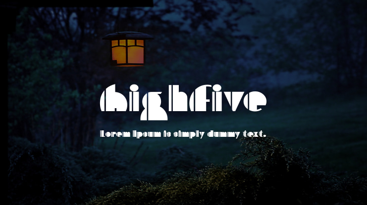 HighFive Font