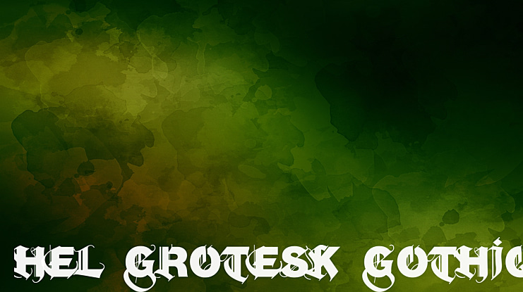 Hel Grotesk Gothiq Font