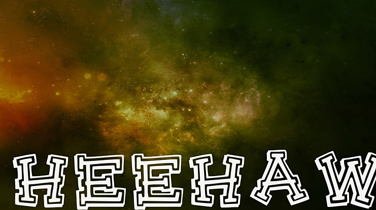HeeHaw Font