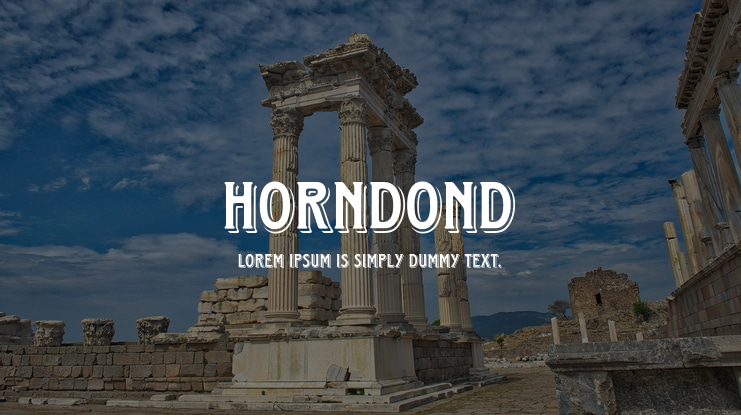 HorndonD Font