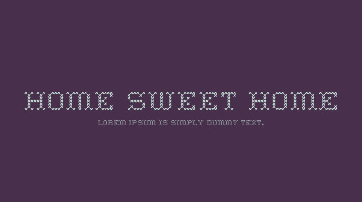 Home Sweet Home Font