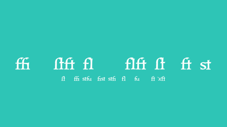 Immortal - Alternates Font