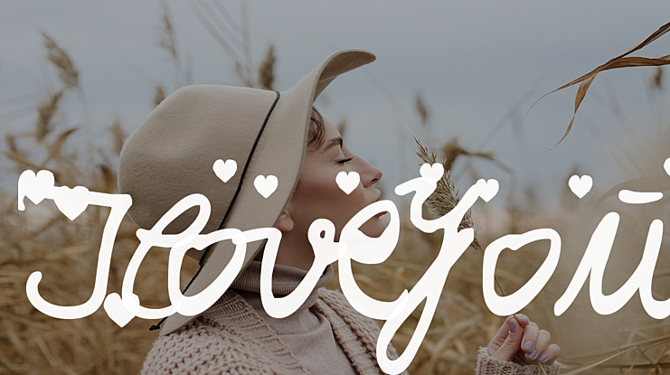 Iloveyou Font