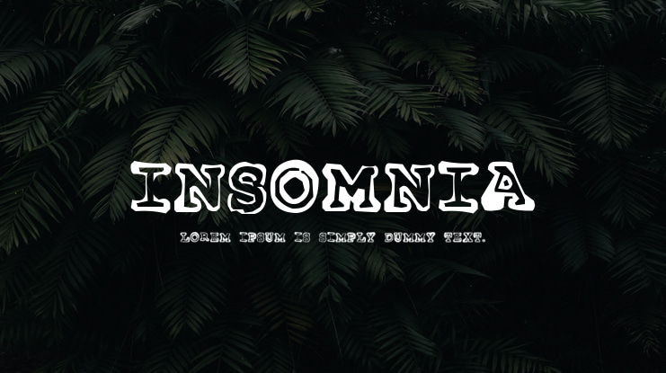 Insomnia Font