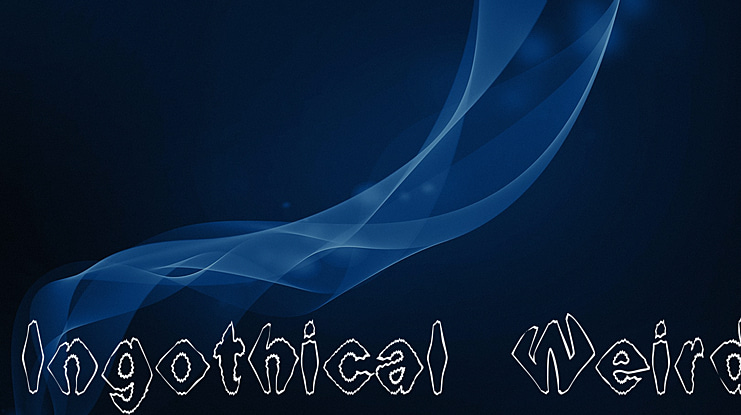 Ingothical Weird Font