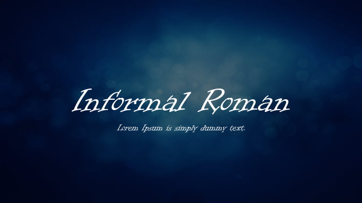 roman font download