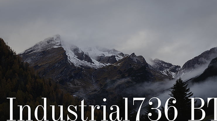 Industrial736 BT Font