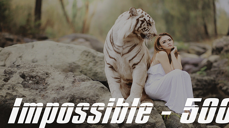 Impossible - 500 Font