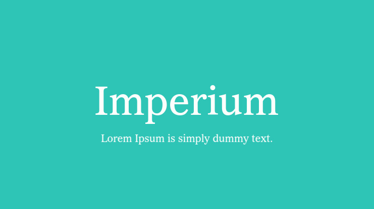 Imperium Font