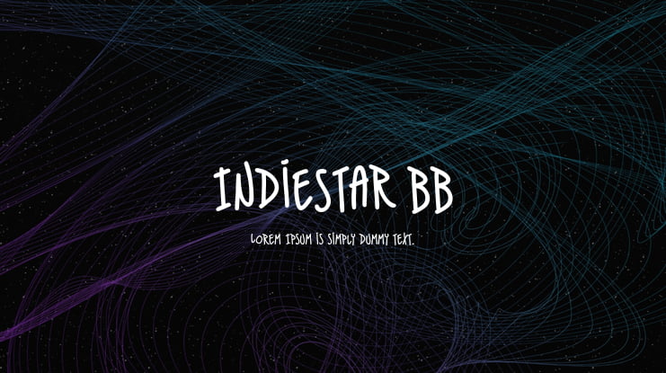 IndieStar BB Font