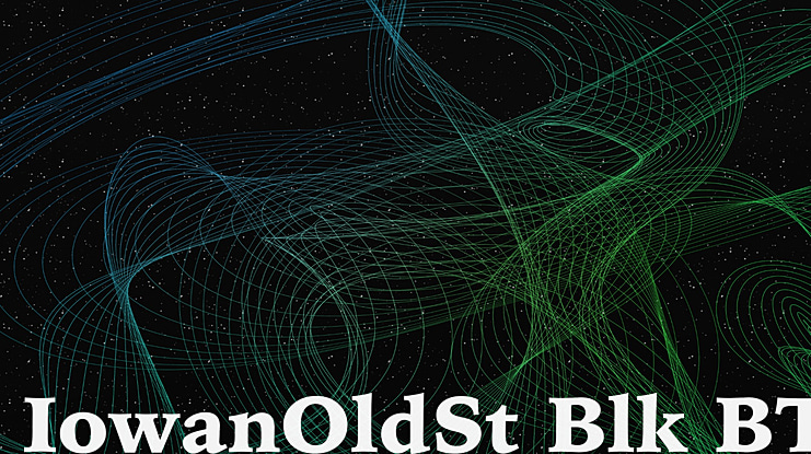 IowanOldSt Blk BT Font