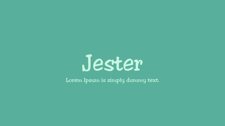 Jester Font