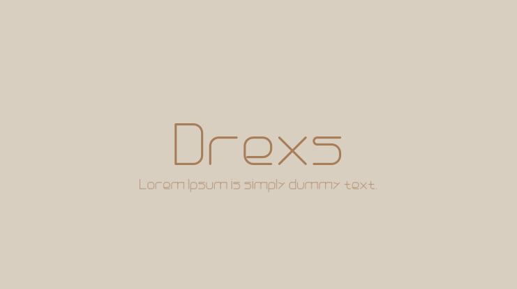 Drexs Font
