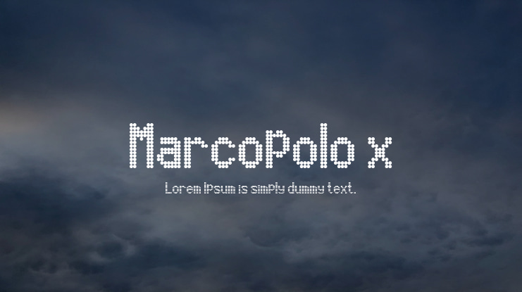 Marcopolo 13x9 Font