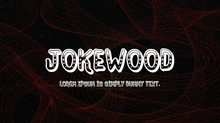 Jokewood Font