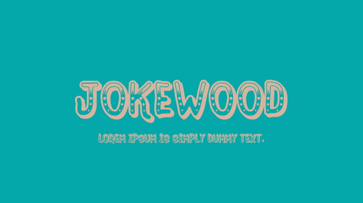 Jokewood Font