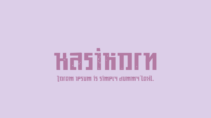 Kasikorn Font