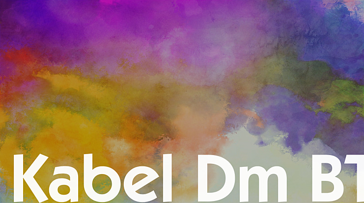 Kabel Dm BT Font