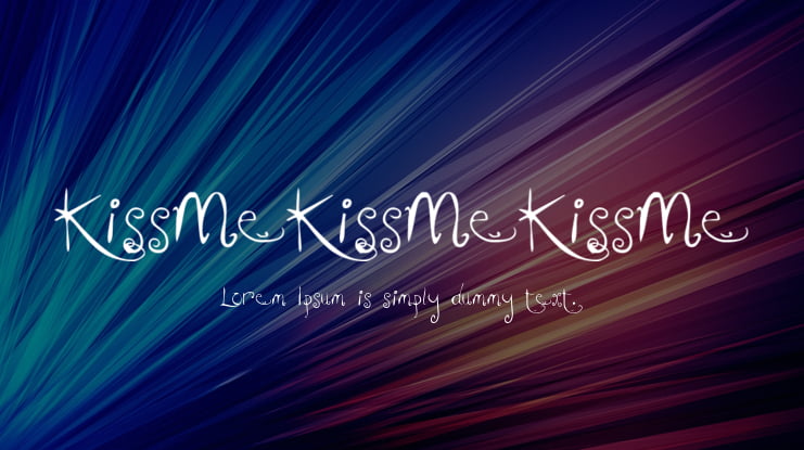 KissMeKissMeKissMe Font