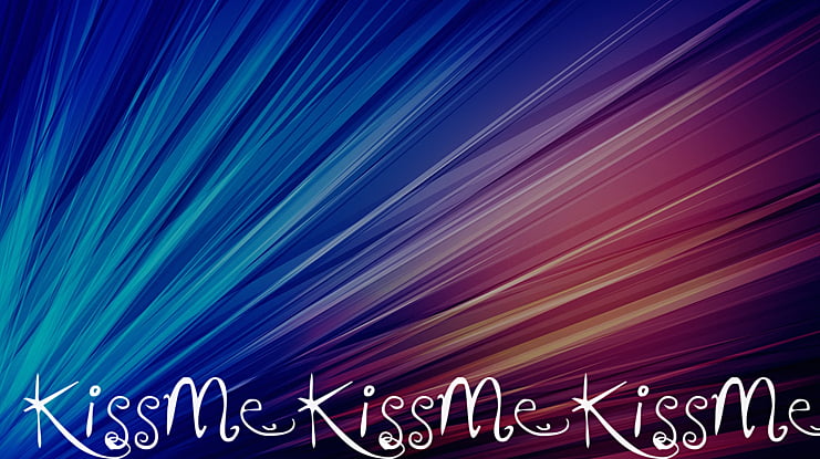 KissMeKissMeKissMe Font