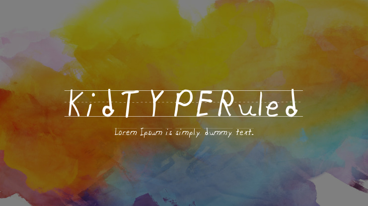 KidTYPERuled Font