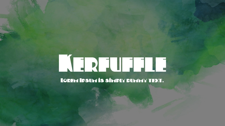 Kerfuffle Font