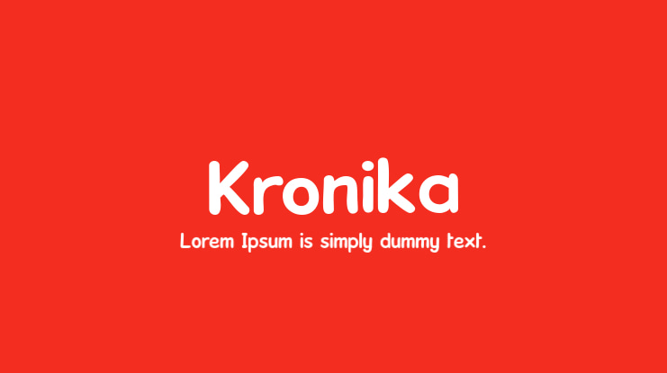 Kronika Font