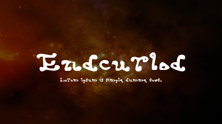 Endcurled Font