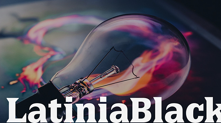 LatiniaBlack Font