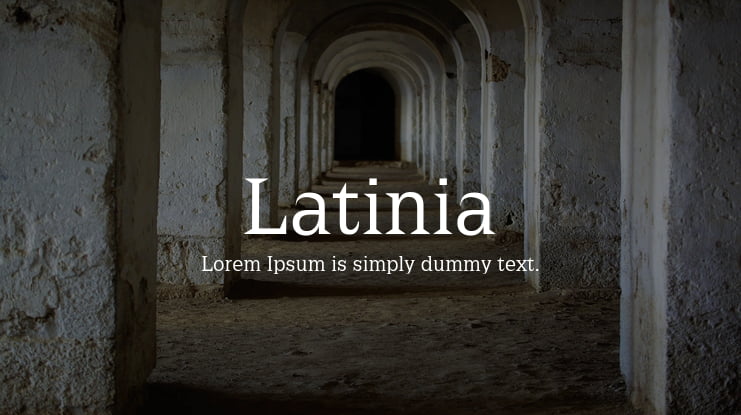 Latinia Font