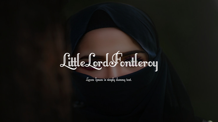 LittleLordFontleroy Font