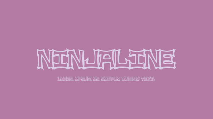 NinjaLine Font