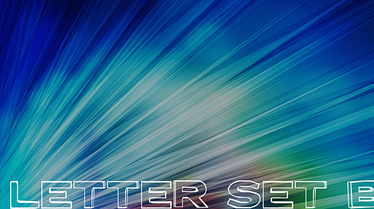 Letter Set B Font
