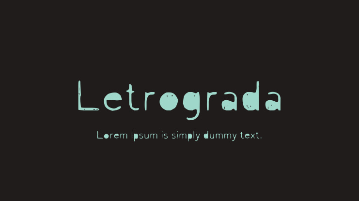 Letrograda Font