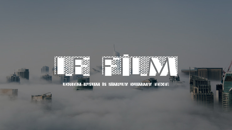 Le Film Font