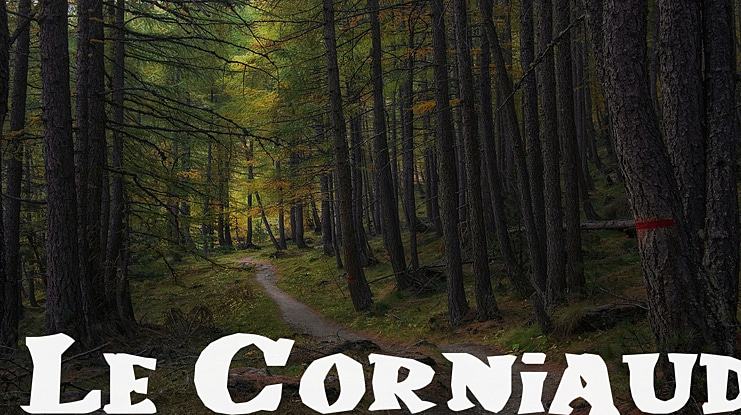Le Corniaud Font