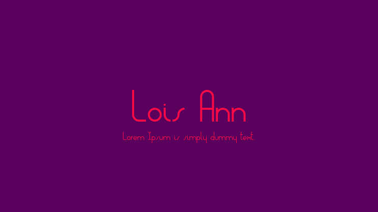 Lois Ann Font