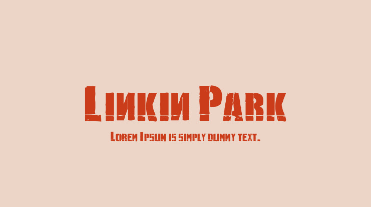 Linkin Park Font