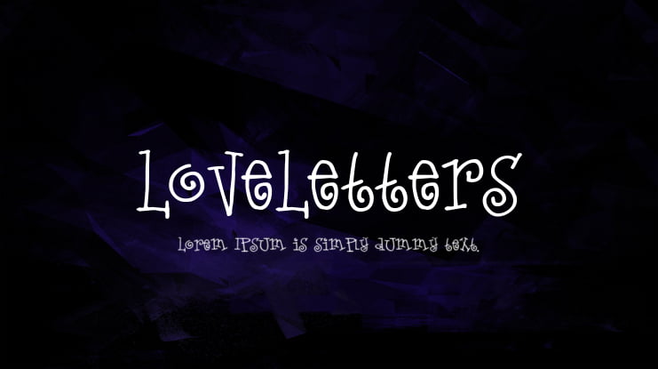 LoveLetters Font