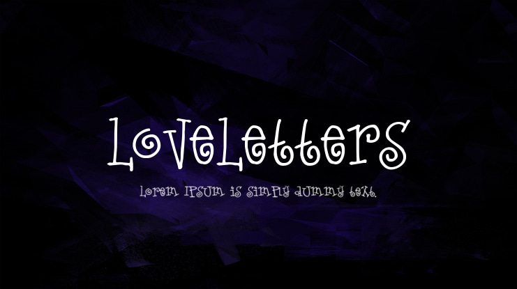 LoveLetters Font