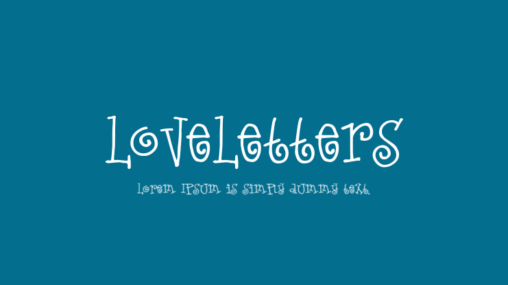 LoveLetters Font