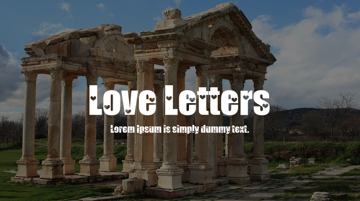 Love Letters Font