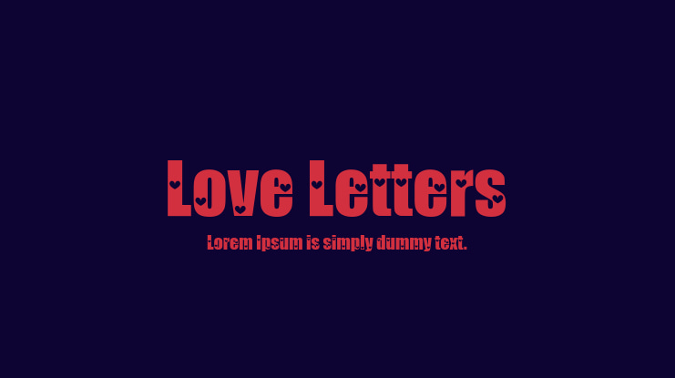 Love Letters Font
