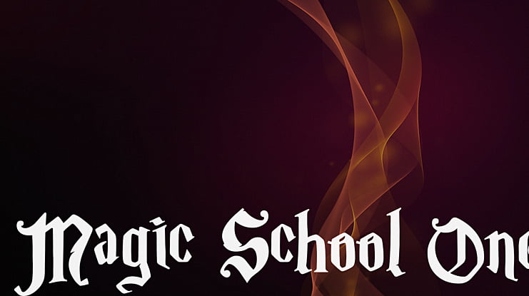 Magic School One Font