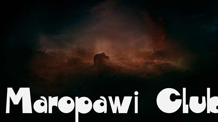 Maropawi Club Font
