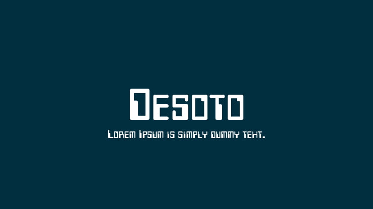 Desoto Font