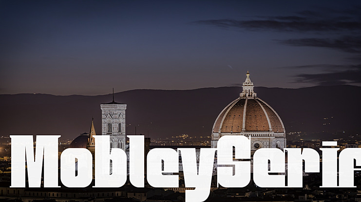 MobleySerif Font